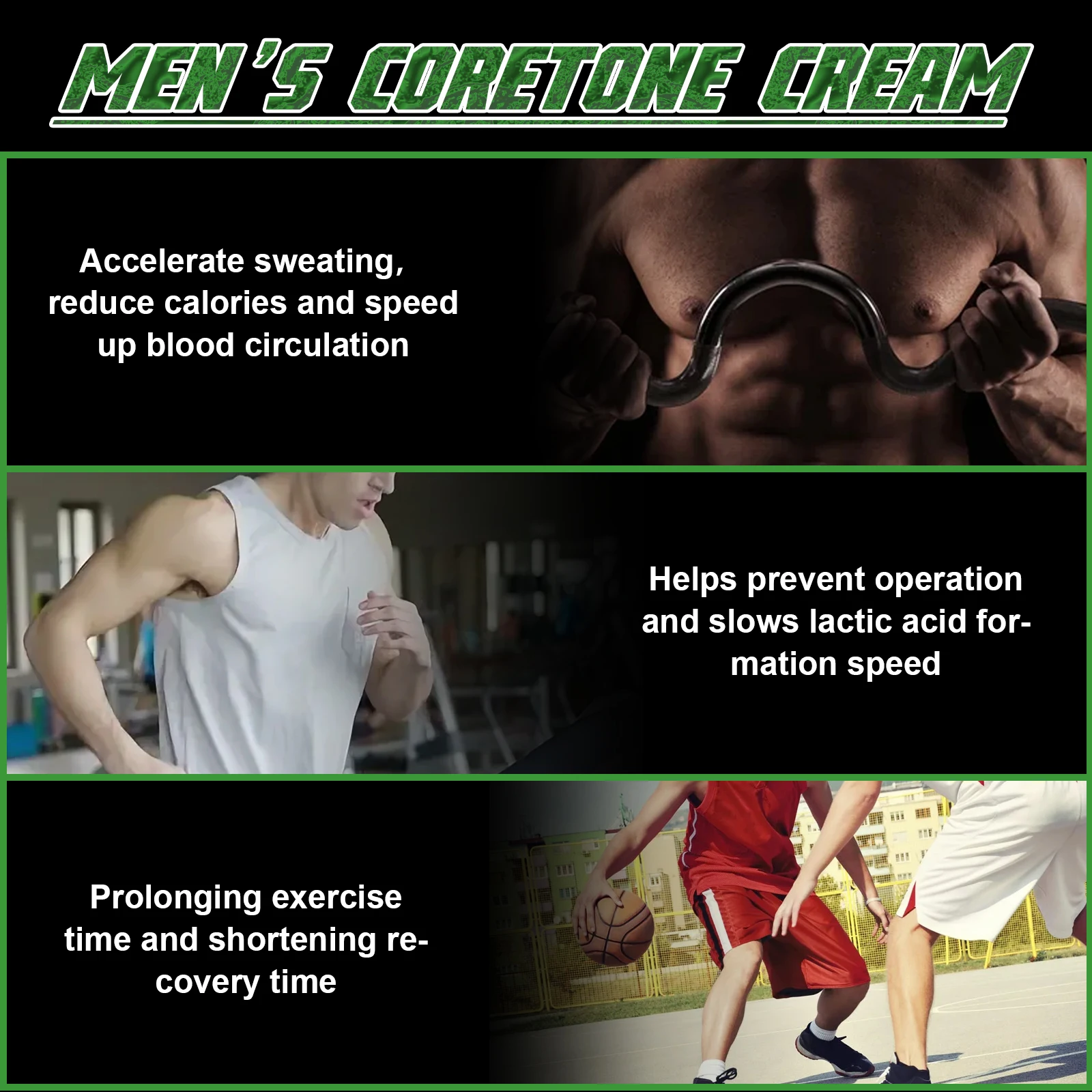 East Moon 60ml Men's ABS Cream Sweating Profusely Tightening Abdomen Enhance Muscle Lines Shaping Strengthen Fitness ABS Cream