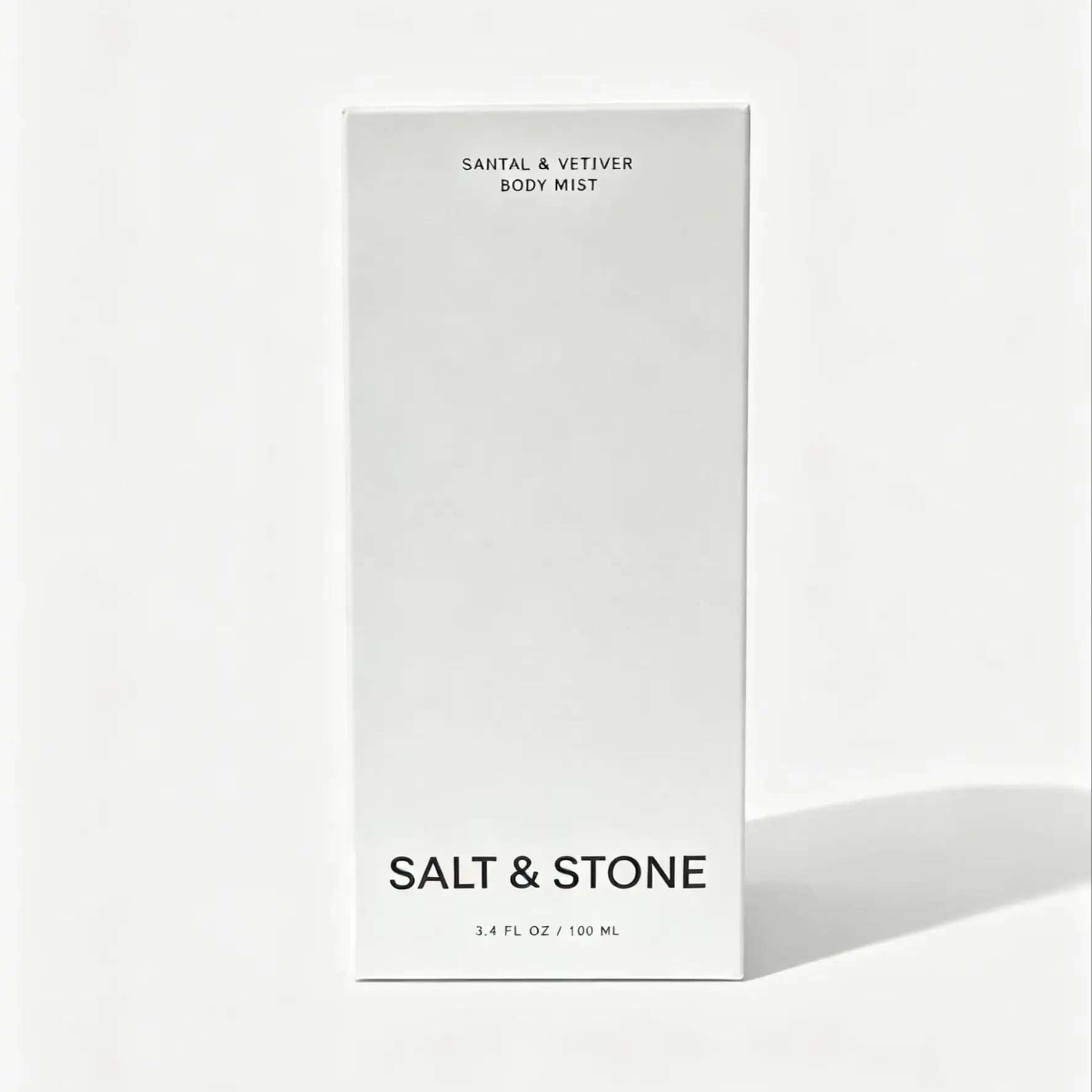 Salt & Stone Sandalwood & Vetiver Men's & Women's Perfume Glycerin & Red Algae Moisturizing Fragrance | Vegan, Non-Irritating 100ml