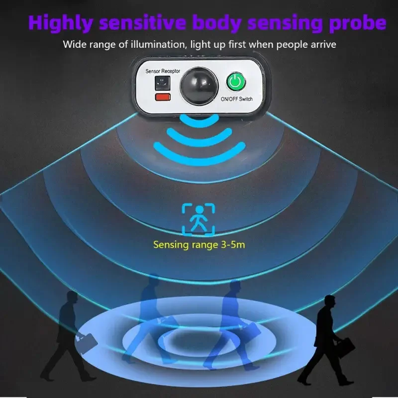 504LED Ultra-Bright Solar Street Light Wide Angle Motion Sensor, Remote Control, Energy-Efficient, Waterproof 4300mAh