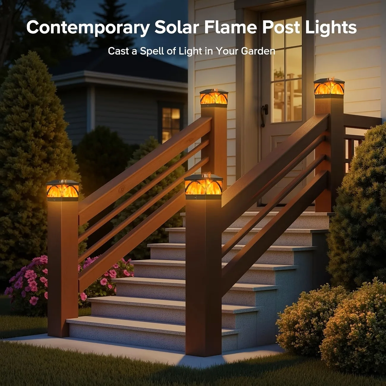 Outdoor Waterproof Villa Gate Fence Light Solar Light Outdoor Villa Column Lamp Fence Gate Pillar Head Led Lamp For House Garden