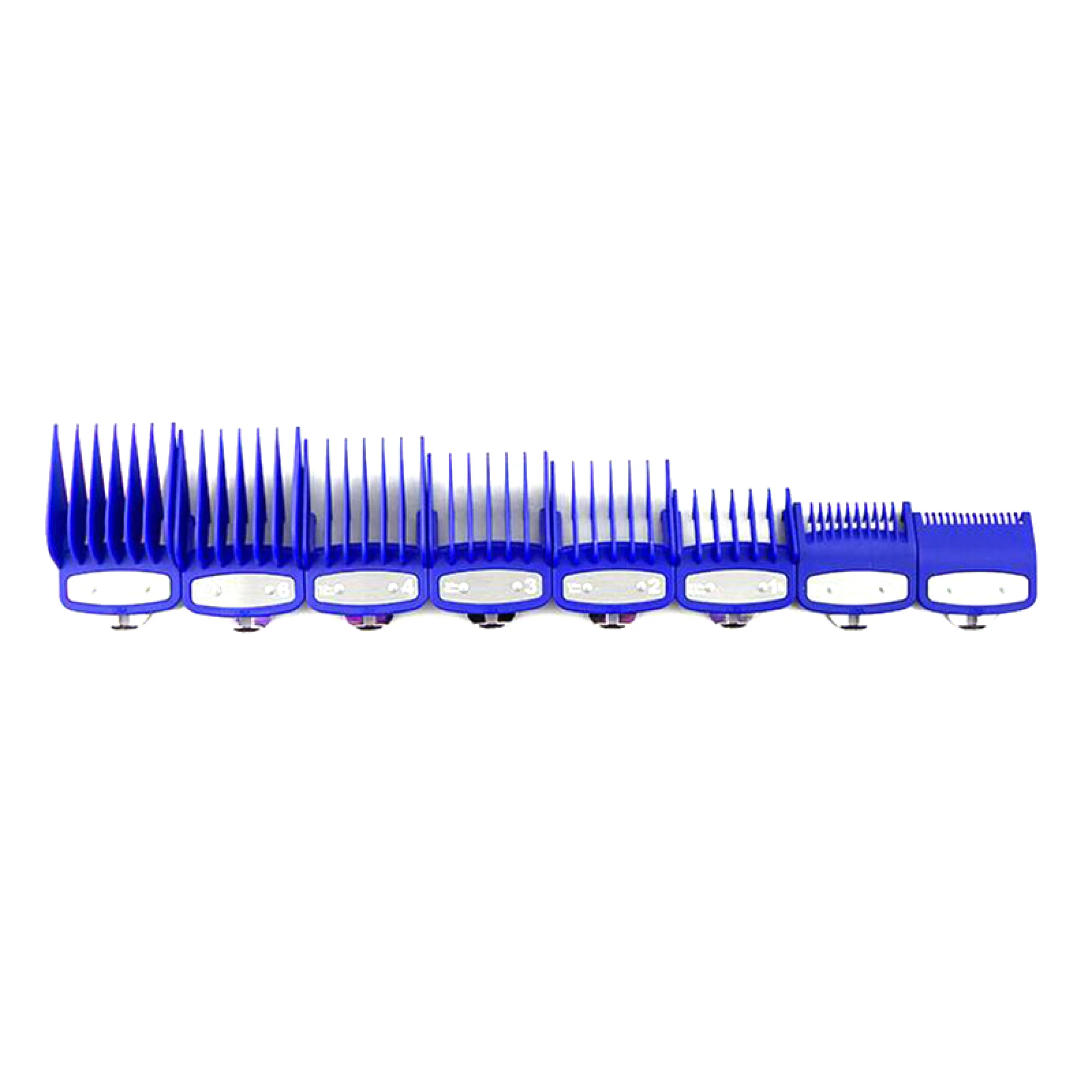 8PCS Limit Comb Cutting Guide Combs Set For WAHL Hair Cutting Machine 1.5mm-25mm 8 Size Clipper Comb Guard Barber Accessories