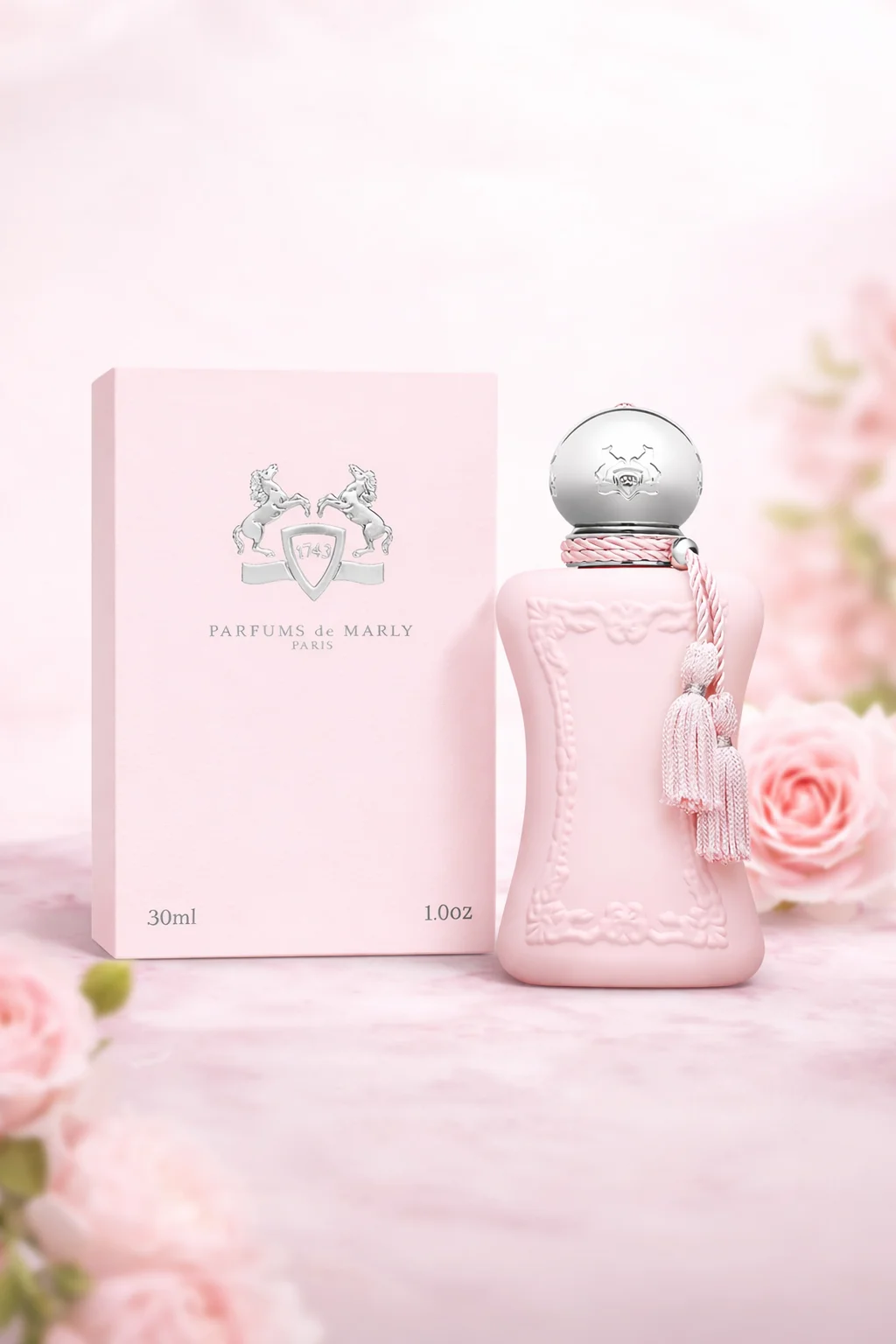 Delina Exclusif Eau De Parfum 75ml 2.5oz Great News Back In Stock Pastel Pink Bottle Design Anniversary Birthday Graduation Gift Idea Year-Round Essential Amber Oriental Floral Women Fragrance Spray Special Event Celebration New Stock Restocked Mist