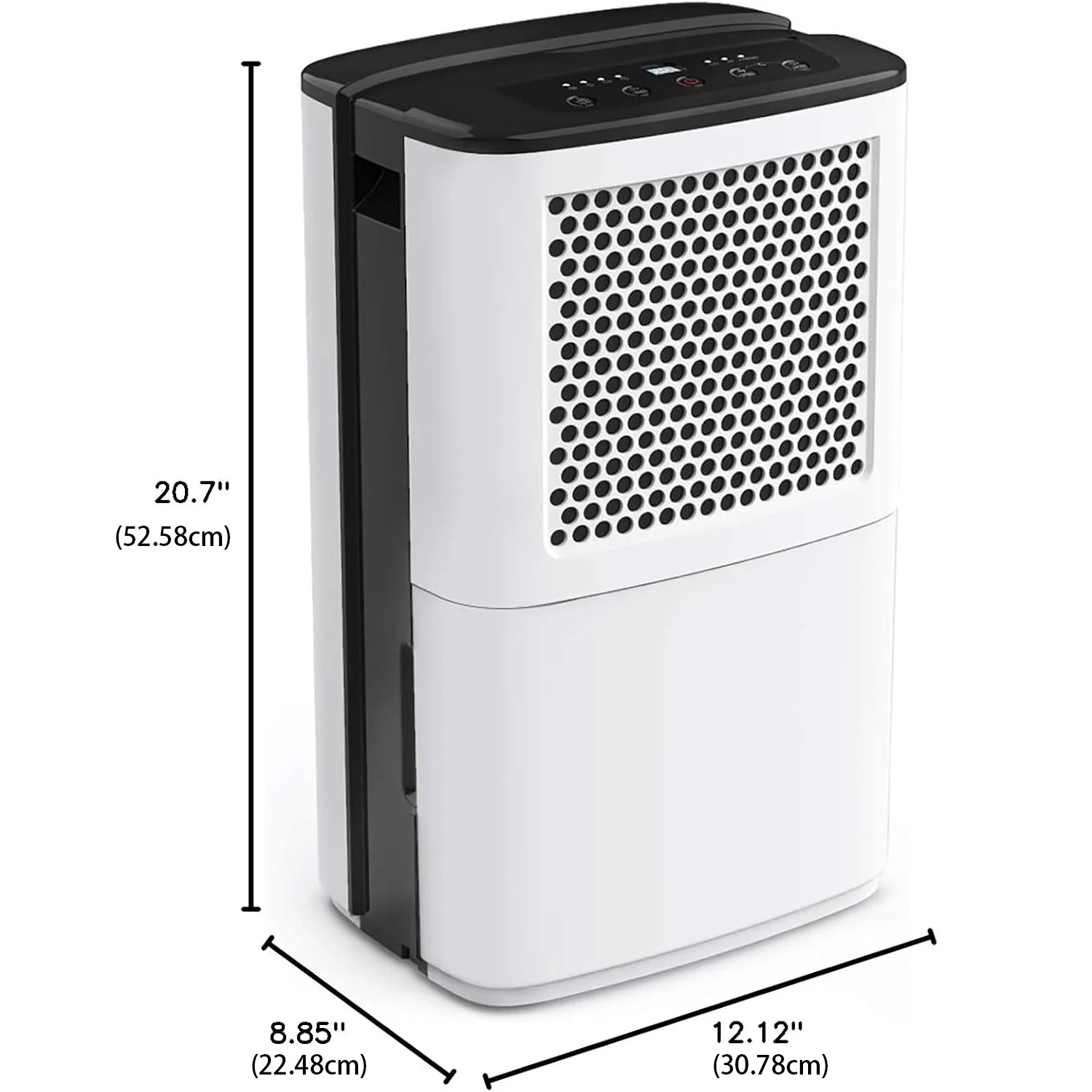 AIRPLUS 4500 Sq. Ft Dehumidifiers for Home, 70 Pints Dehumidifier for Basement with Drain Hose, Continuous Drainage, Intelligent Humidistat, Dehumidifier for Bathroom, Bedroom, Large Room