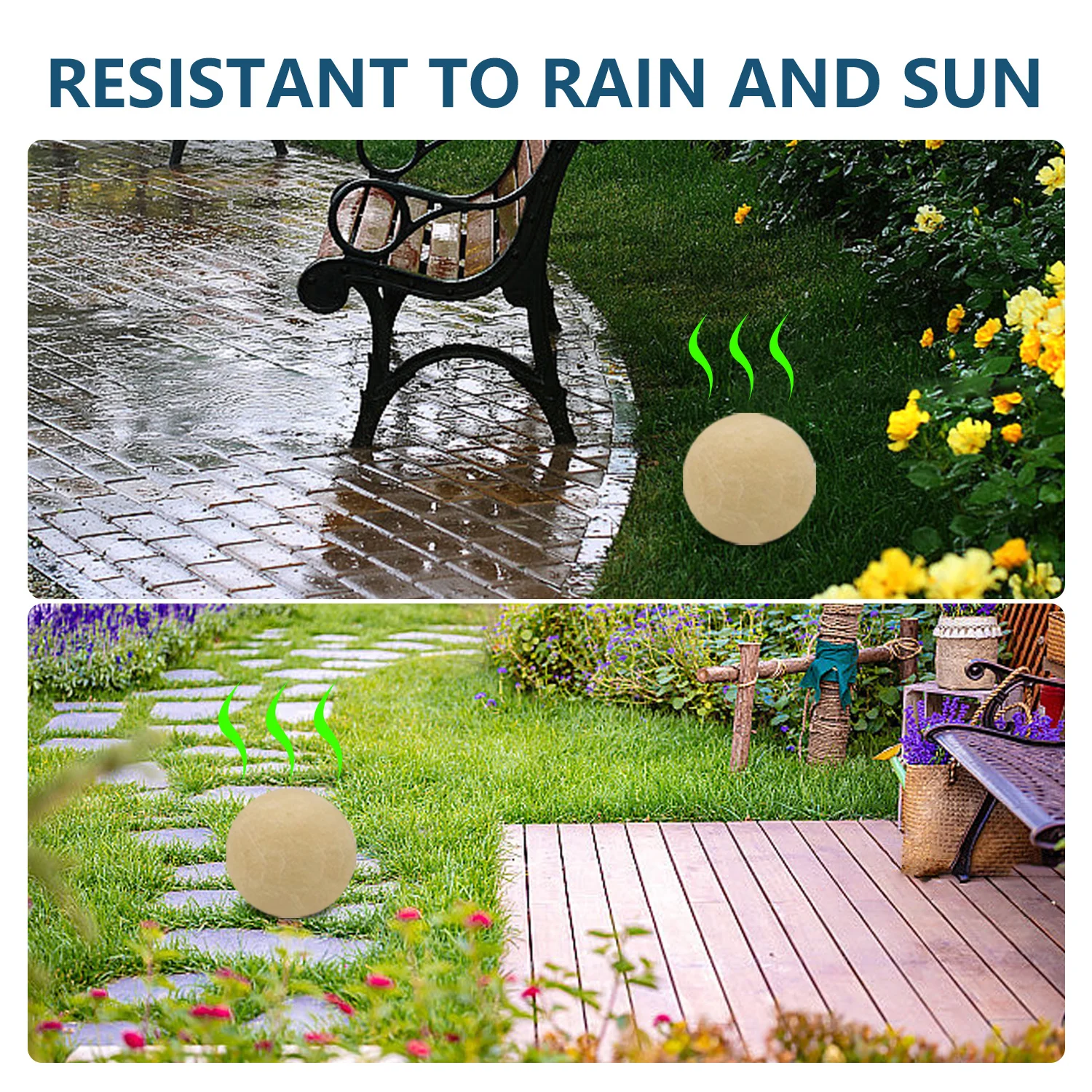 Snake Repellent for Yard, Snake Away Repellent for Outdoors, Pet Safe Snakes Repellent, Garden Snake Deterrent, Keep Snakes Out of Backyard, Garage, House-20 Balls