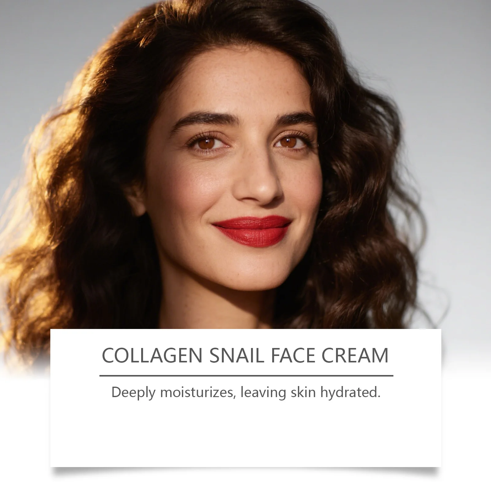 Snail Collagen Face Cream Moisturizing Enhance Skin Elasticity Massage Nourishing Smoothing Reduce Dryness Firming Face Cream