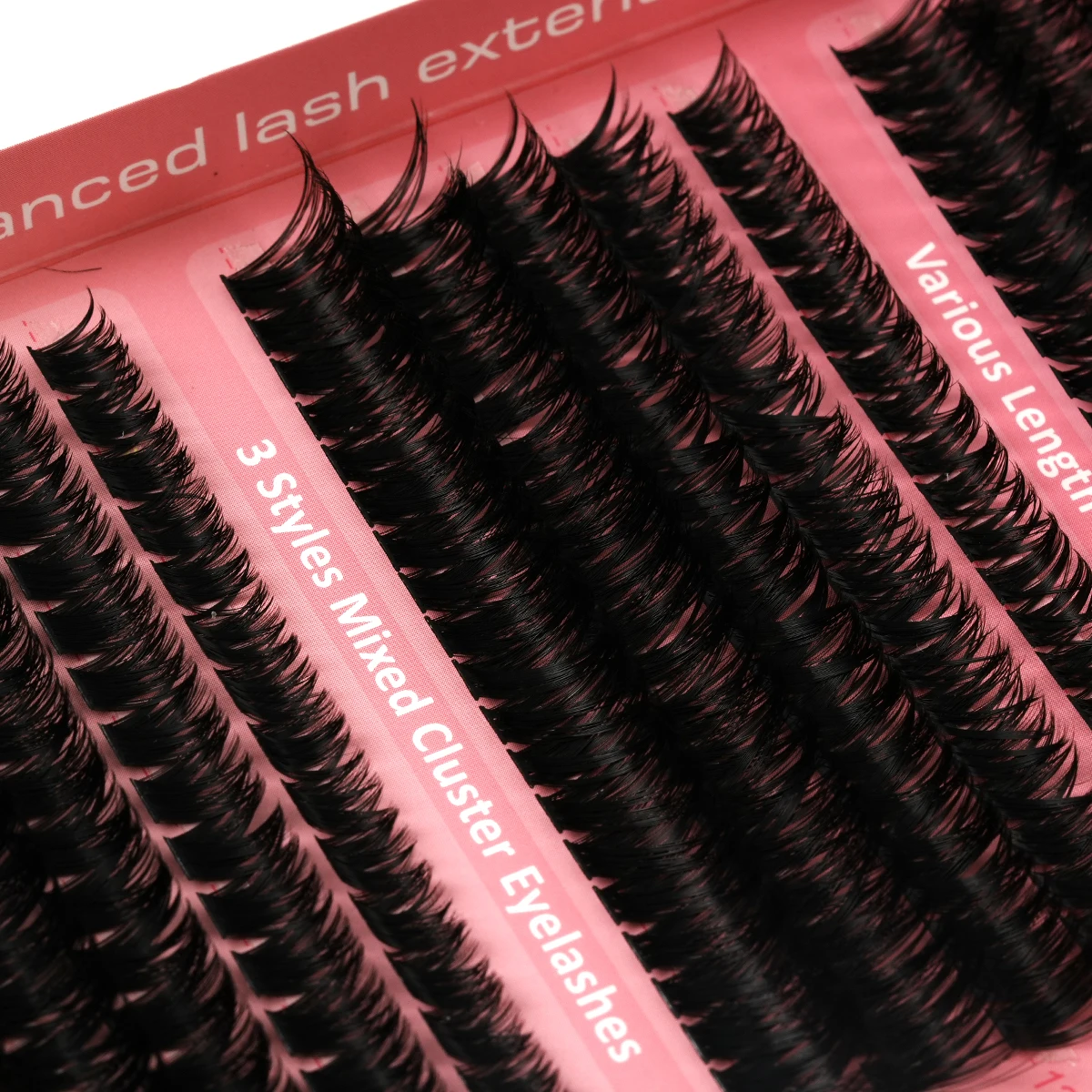 HBZGTLAD 60D-100D eyelash cluster with bottom and spiky volume DIY anime eyelash cluster extends eyelashes