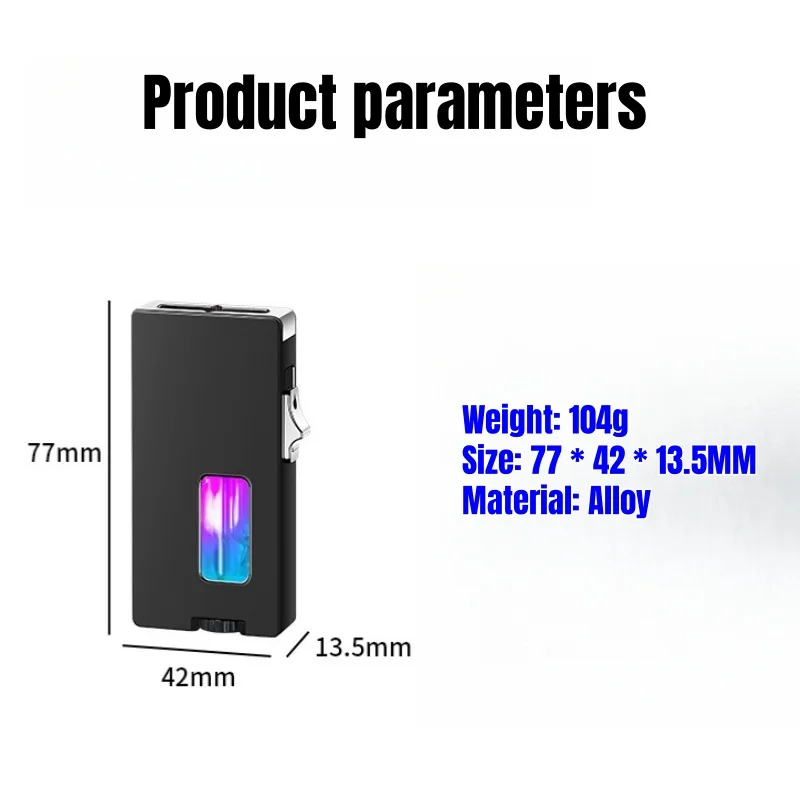 Metal Ultra Wide Open Flame Gas Lighter Can Be Shaken with Gravity Sensing Ignition Personalized Portable Unusual Lighter Gift