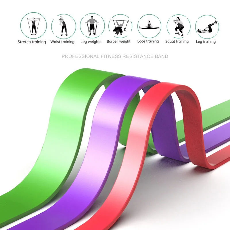 4pcs Pull Up Assistance Bands 4-Level Resistance Bands for Working Out Gym Exercise Bands for Full-Body Training Fitness