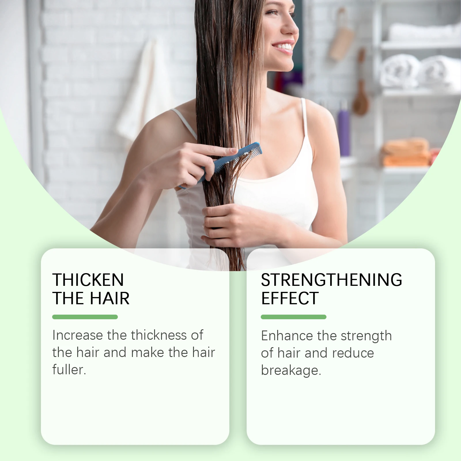 Rosemary Natural Shampoo Thickening & Strengthening Deep Nourishing Scalp Care Moisturizing Shampoo for Dry Damaged Hair Hair Home Use