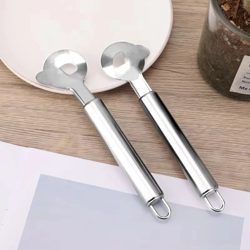 2 Pieces Multi-Function Nopal Cactus Peeler Cutter Stainless Steel Pelador de Nopales with Groove Edge Ergonomic Cactus Peeling Spoon Safe Easy Thorn Remover Kitchen Cooking Tools Accessories