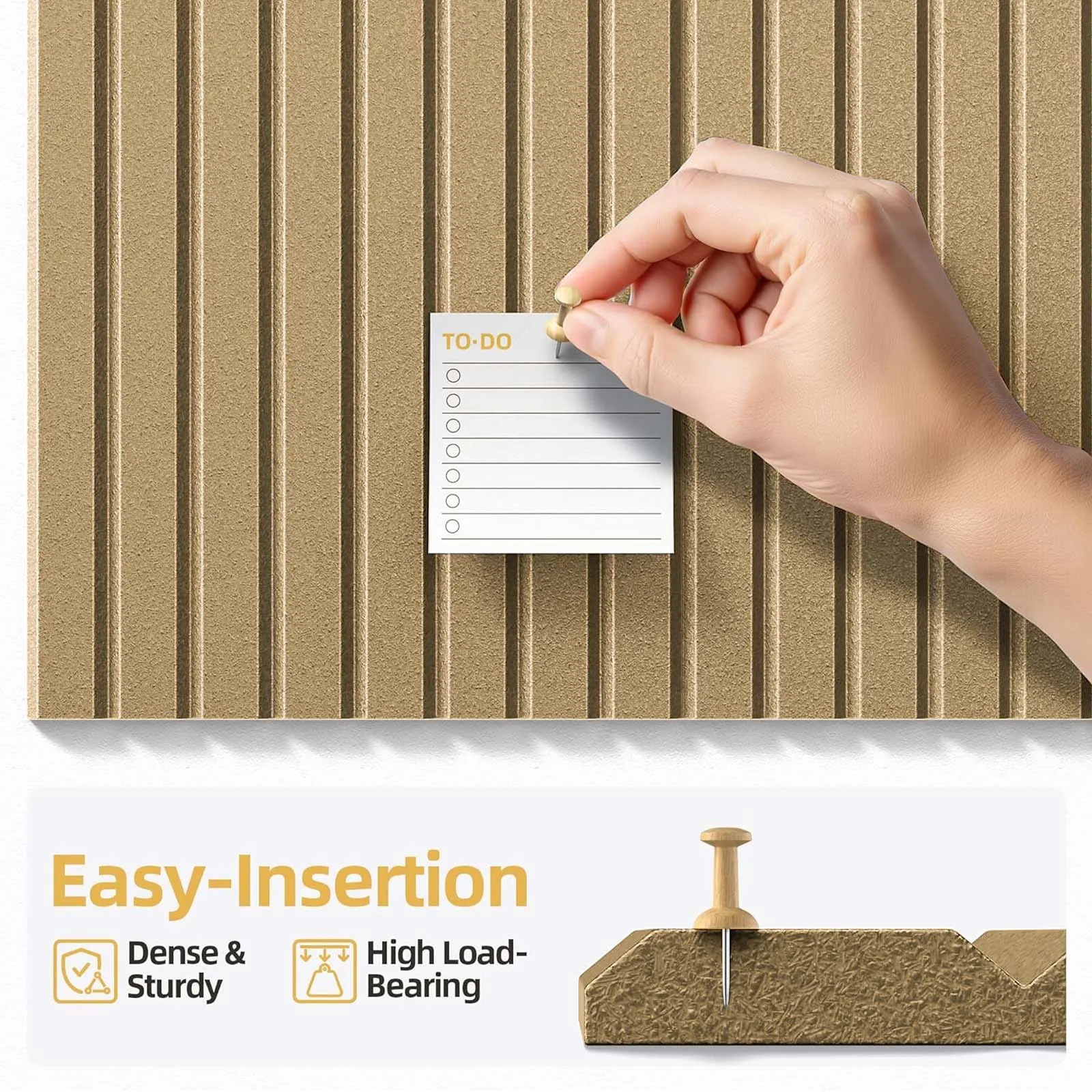 6/12PCS DIY Soundproofing Wall Panel Decorative High Density Innovative Equilateral Felt Cork Board Postcard Cork Board Bulletin Message Pin Board Bulletin Board For Home Decor Office School Decor