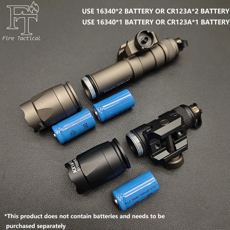 Tactical Flashlight Set M600C M300C LED Airsoftl Scout Light And M-system Or 20MM Light Mount+SF Momentary Remote Mouse Tail Switch