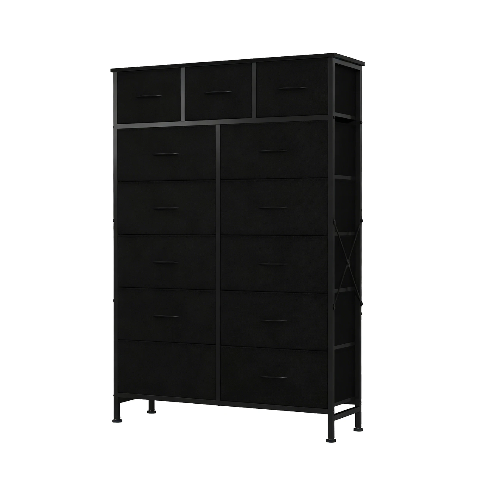 MCQ 13 Fabric Drawers Cabinet For Living Room Large Capacity Dressers Tables Nightstand Display Storage Cabinet For Furniture