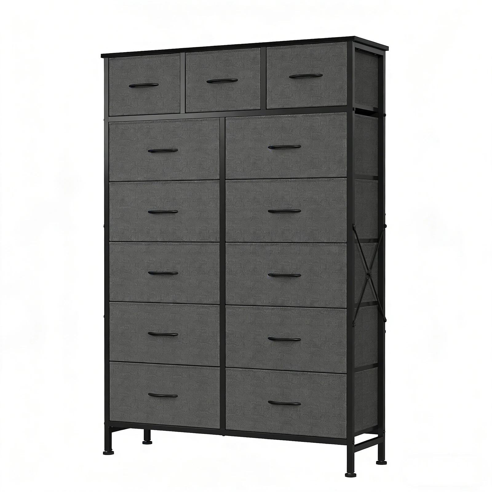 MCQ 13 Fabric Drawers Cabinet For Living Room Large Capacity Dressers Tables Nightstand Display Storage Cabinet For Furniture