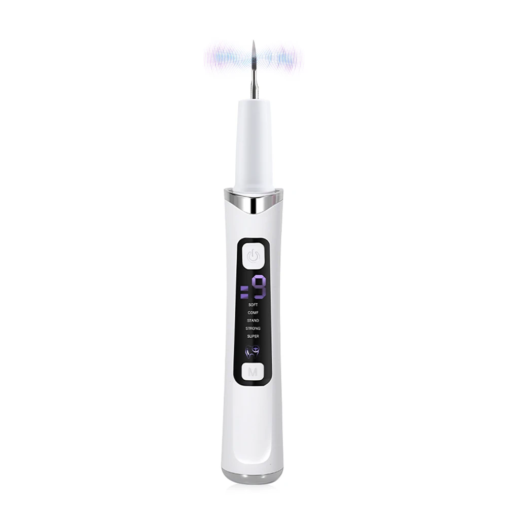 Ultrasonic Dental Scaler Tartar Remover 5 modes with LED Light Household Teeth Cleaning Tools Dental Cleaner Oral Care