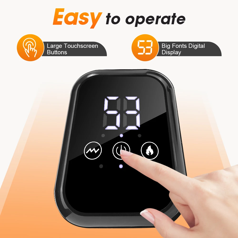 Electric Heated Vibration Knee Massage Pad 3 in 1 Massager for Shoulder Elbow Hot Compress Thermal Joint Brace Muscle Relaxation