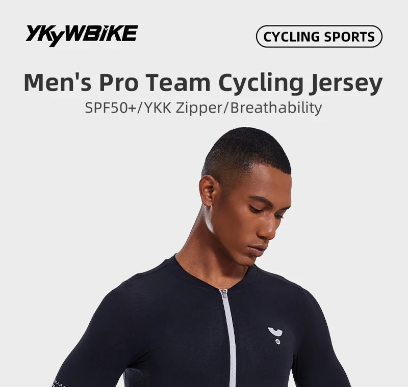 YKYWBIKE 2026 Cycling Jersey Men Summer Professional Bicycle Shirt Short Sleeve Breathable Road Bike Maillot Cycling Clothing