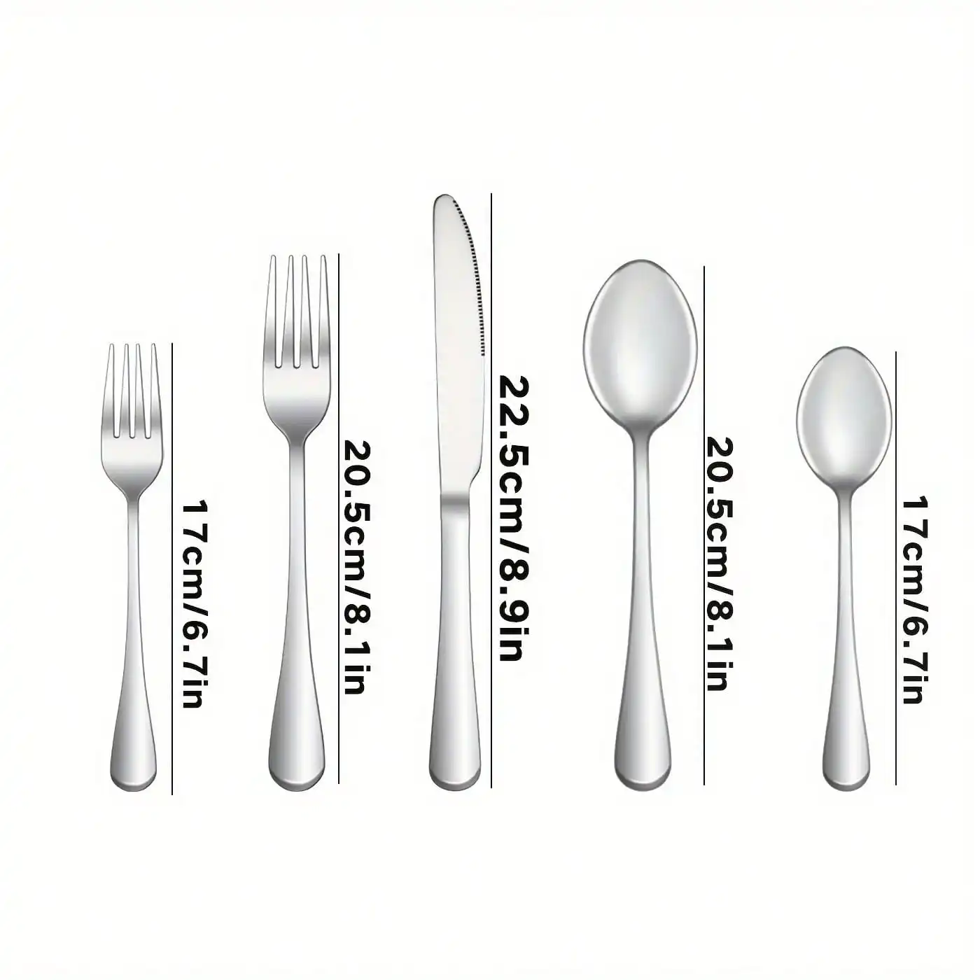 30/60-Piece Luxury Golden Flatware Set, Stainless Steel Cutlery For 6, Includes Dinner Spoons, Teaspoons, Dinner Forks, Salad Forks, Dinner Knives, Ideal For Home, Restaurant, Parties & Weddings