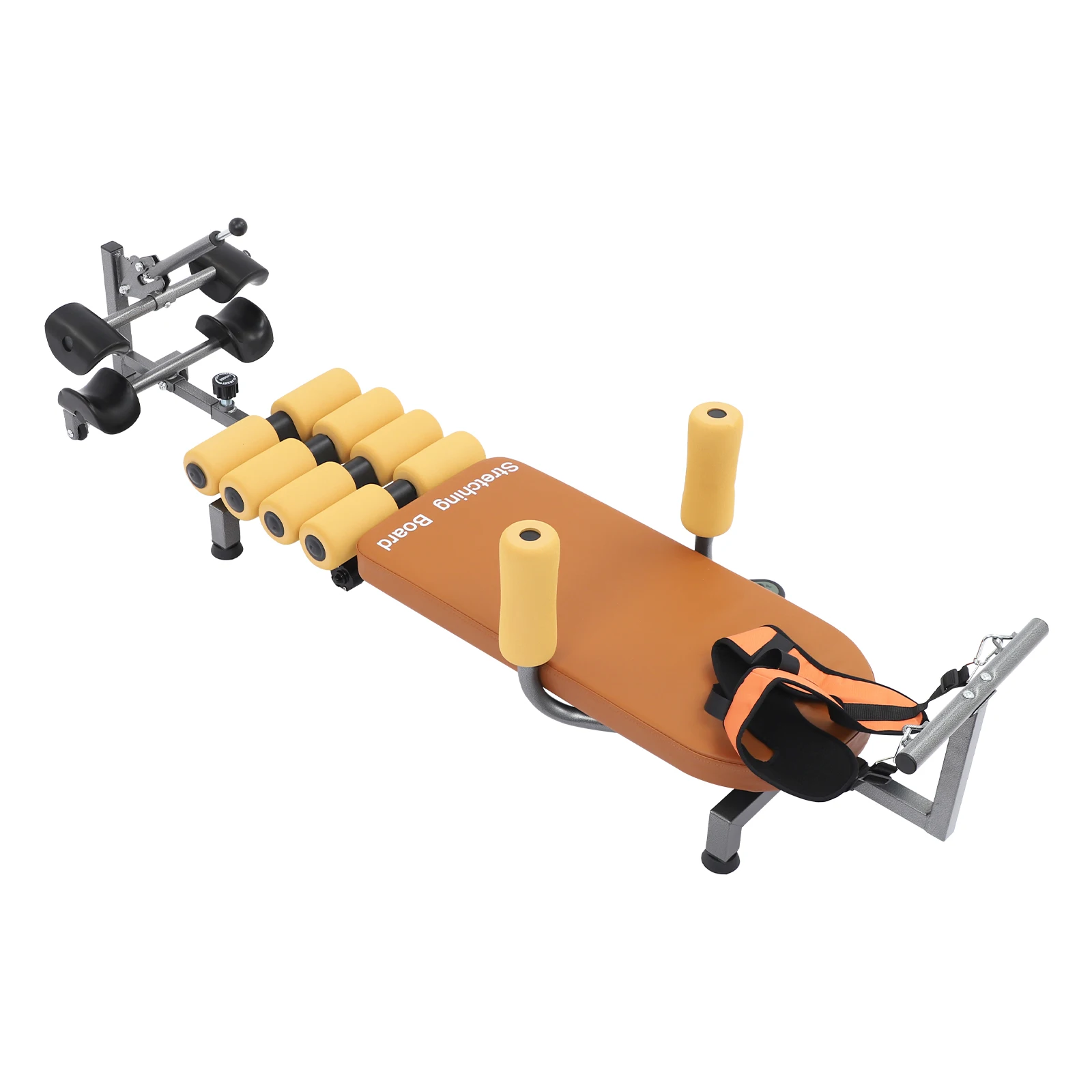 Electric Stretching Bench, Adjustable Back Stretching Machine with Remote Control & 8 Gears Length for Neck Back Relief