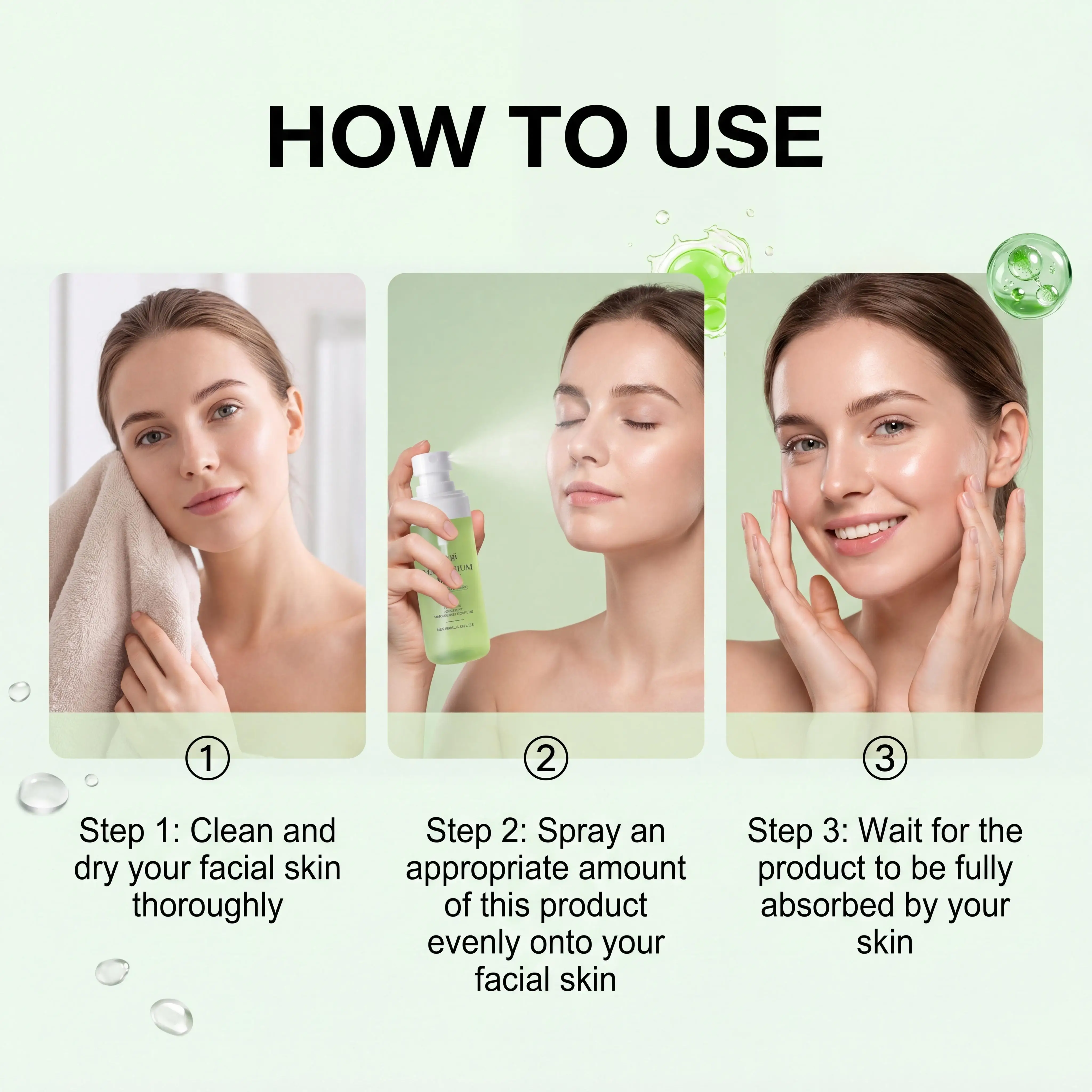 Hoygi Magnesium Milk Jelly Toner Mist Face Barrier Reset Redness Relief Cooling Smooth Skin Gentle Hydrating Moisturizing Facial Spray