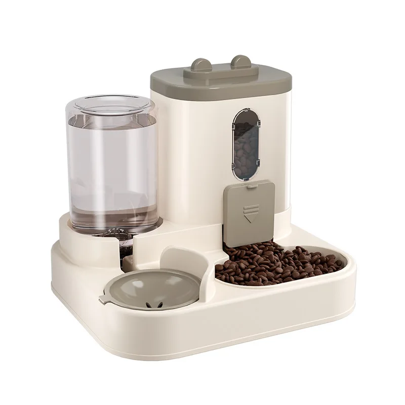 Cat Bowl Dog Bowl Cat Automatic Feeder Pet Supplies Drinking All-in-One Machine Dog Bowl Kitten Drinking Water Dog Food Basin