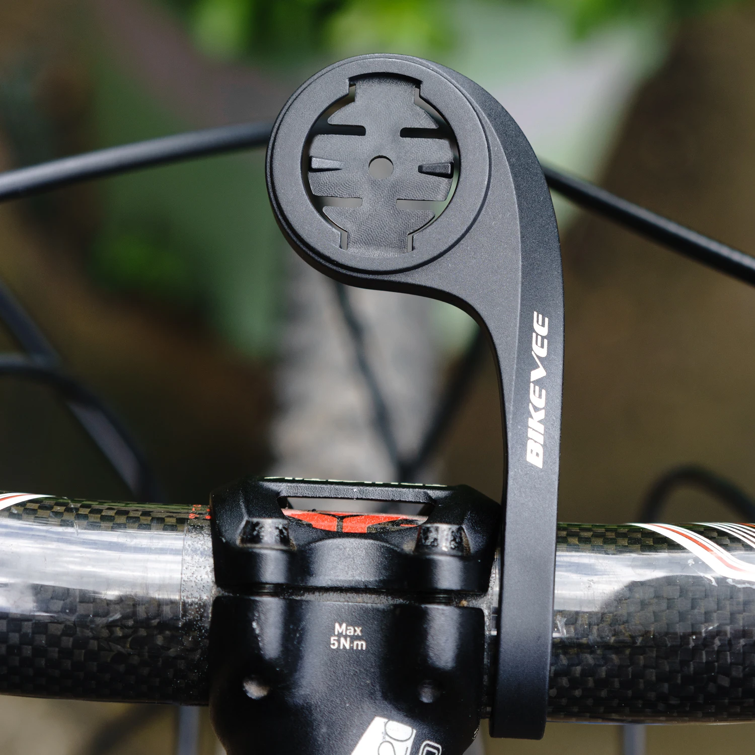 Bikevee Universal GPS Bicycle Computer Adapter Base Replacement Part Out-Front Mount Adapter Wireless Bike Computer Speedometer Odometer Stand Compatible Garmin Bryton Wahoo Magene Cyclami iGPSPORT