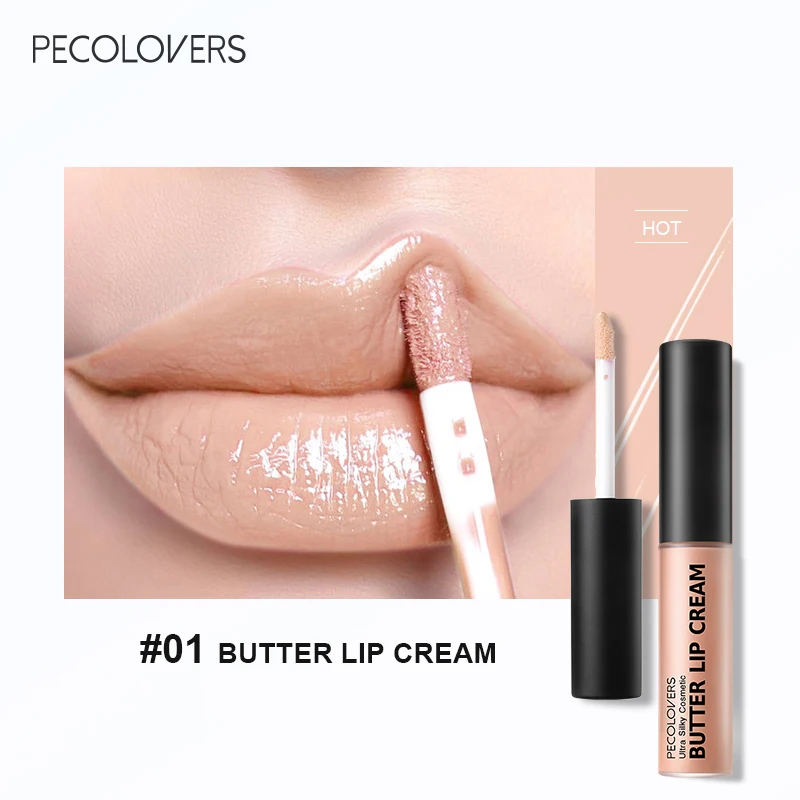 6PCS/SET Butter Lip Cream Gloss, Glossy, Silky, Hydrating, High Shine Finish, Rich Color, Lightweight Non Sticky, 6 Assorted Daily Nude Shades, Smooth Applicator Wand, Long Wear Liquid Lip Makeup Kit for Daily Casual Lip Styling & Makeup Beginners