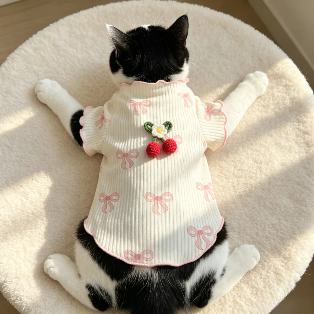 Breathable Lightweight Dog Tshirt Pet Vest Summer Wear Comfortable Elastic Soft for Small Dogs Cats Cute Design Pet Clothing Summer Outfit
