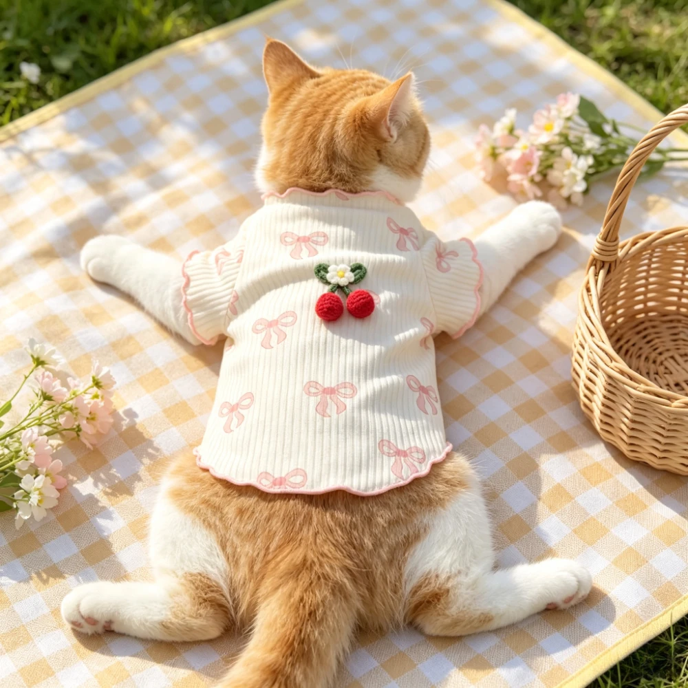 Breathable Lightweight Dog Tshirt Pet Vest Summer Wear Comfortable Elastic Soft for Small Dogs Cats Cute Design Pet Clothing Summer Outfit