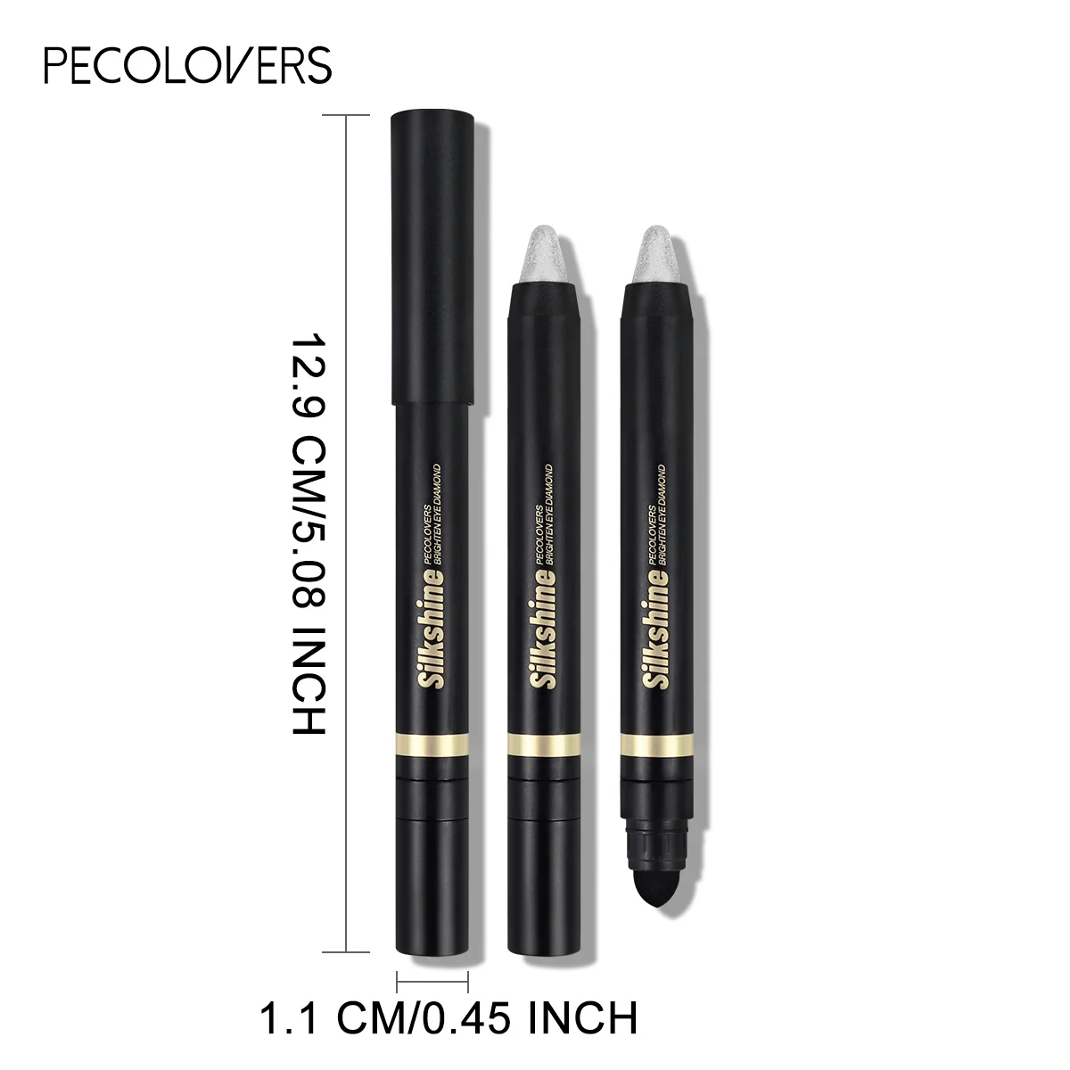 20PCS/SET Dual Tip Eyeshadow Pencil,Silky Cream,Fade Resistant Wear,Assorted Neutral Bright Color Shades,Low Powder Fallout,Simple One Step Application,Compact Storage Kit For Makeup Starters Daily Eye Styling