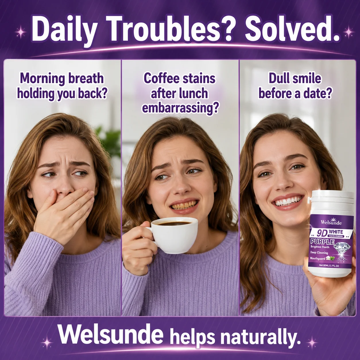 Powerful Whitening and Cleansing Effects, Fresh Breath, Polished Finish, Brightening Effect, Stain Remover for Coffee & Tea, Remineralizing Toothpaste, Ideal for Oral Health & Hygiene Gift for Women Men, Local Warehouse