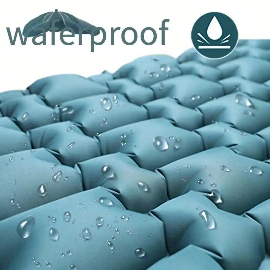 Extra Thickness Inflatable Sleeping Pad With Built-In Pump, Most Comfortable Camping Mattress For Backpacking, Car Traveling And