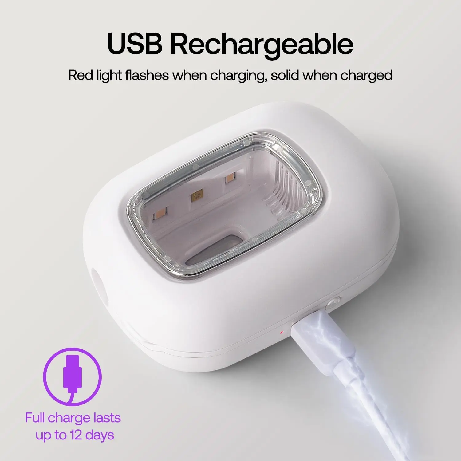 Toothbrush Cleaner, USB Rechargeable Holder Box, universal Electric and Manual Toothbrush, Portable and lightweight Travel Essential, Bathroom Camping Home Daily Cleaning Protection, Ideal Gift for Christmas, Thanksgiving, Halloween.