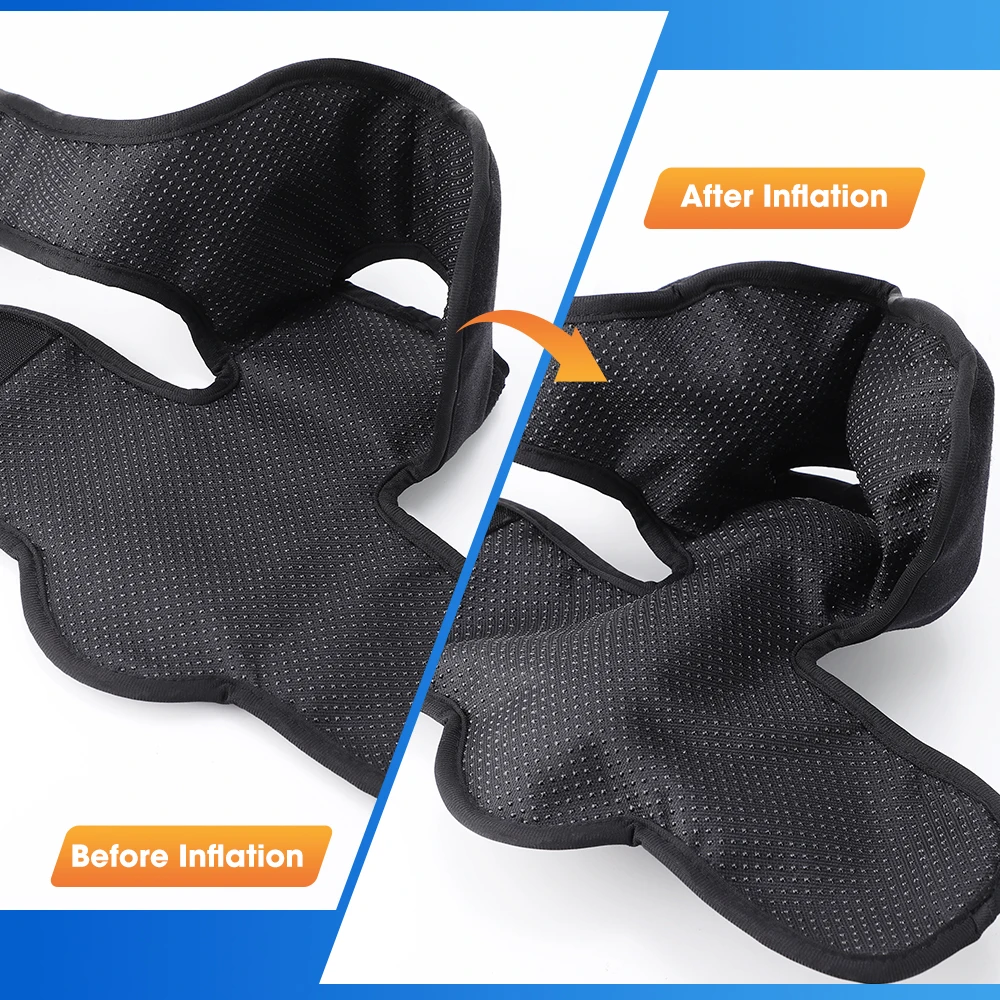 Cordless Ankle Brace Dual-Airbag Kneading Ankle Wrap Foot Protector Electric Heating Ankle Guard Band For Plantar Fasciitis Swelling Relief