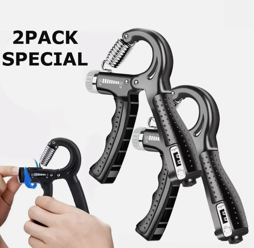 10-60kg Adjustable Hand Grip Strengthener With Counter Hand Trainer Exerciser For Muscle Multifunctional Hand Strength Training