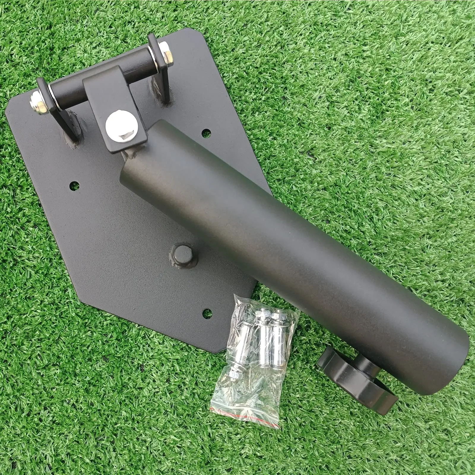 Landmine Base Portable 360 Degree Rotation Barbell Deluxe T-bar Row Attachment Landmine Platform Weight Training Station 2 Inch