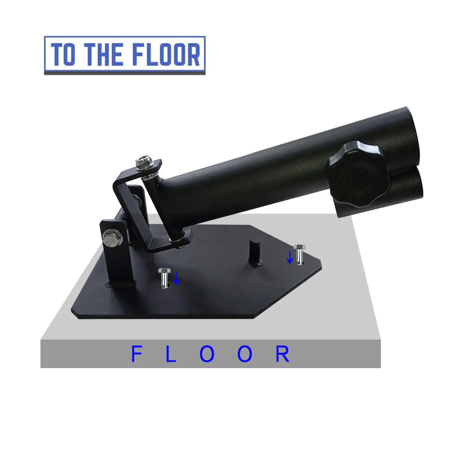 Landmine Base Portable 360 Degree Rotation Barbell Deluxe T-bar Row Attachment Landmine Platform Weight Training Station 2 Inch