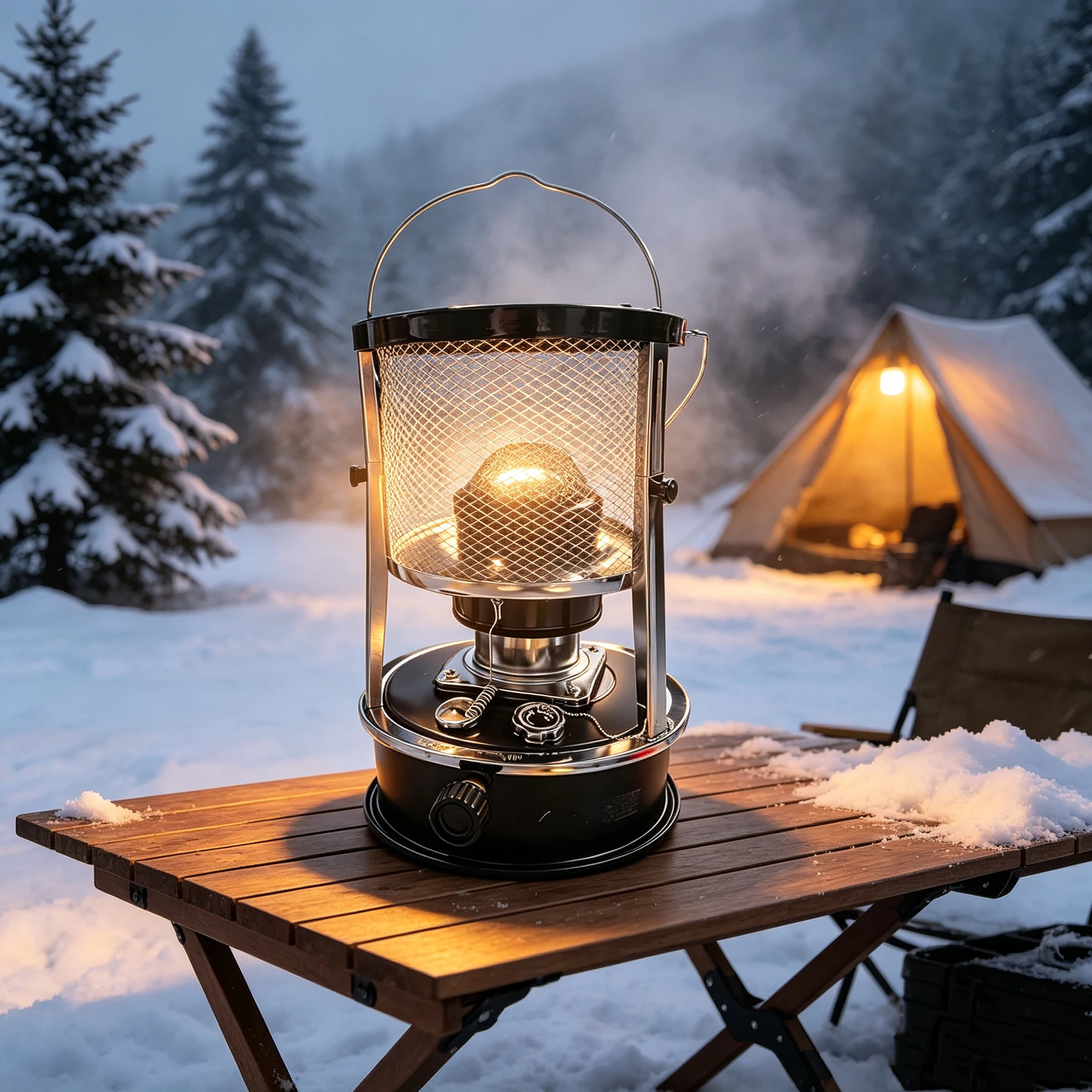 9800 BTU Portable Kerosene Heater, Winter Kerosene Heater For Power Outage, Kerosene Space Heater For Garage, Tent, Ice Fishing
