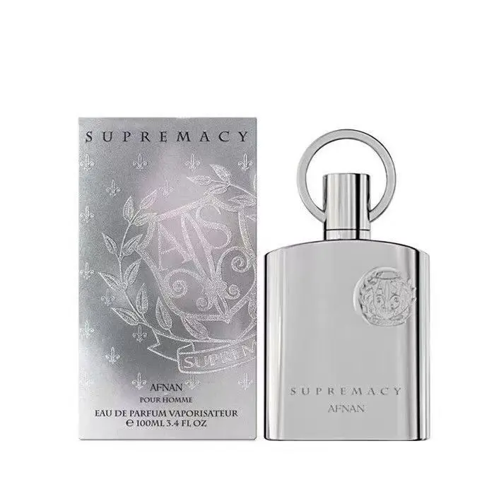 Afnan Perfumes Supreme Silver Men's Small Group EDP perfume 100/150ml Wooden Tone