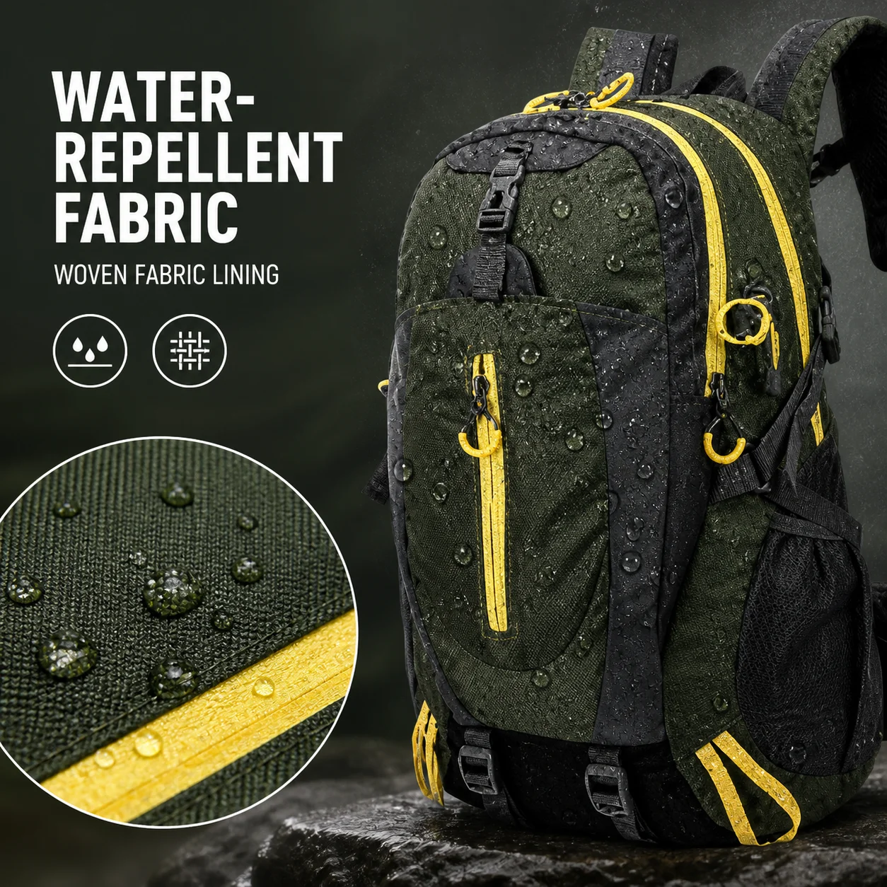 Waterproof Hiking Backpack Large Capacity Durable Nylon Travel Backpack for Outdoor Trekking Climbing Top 2026