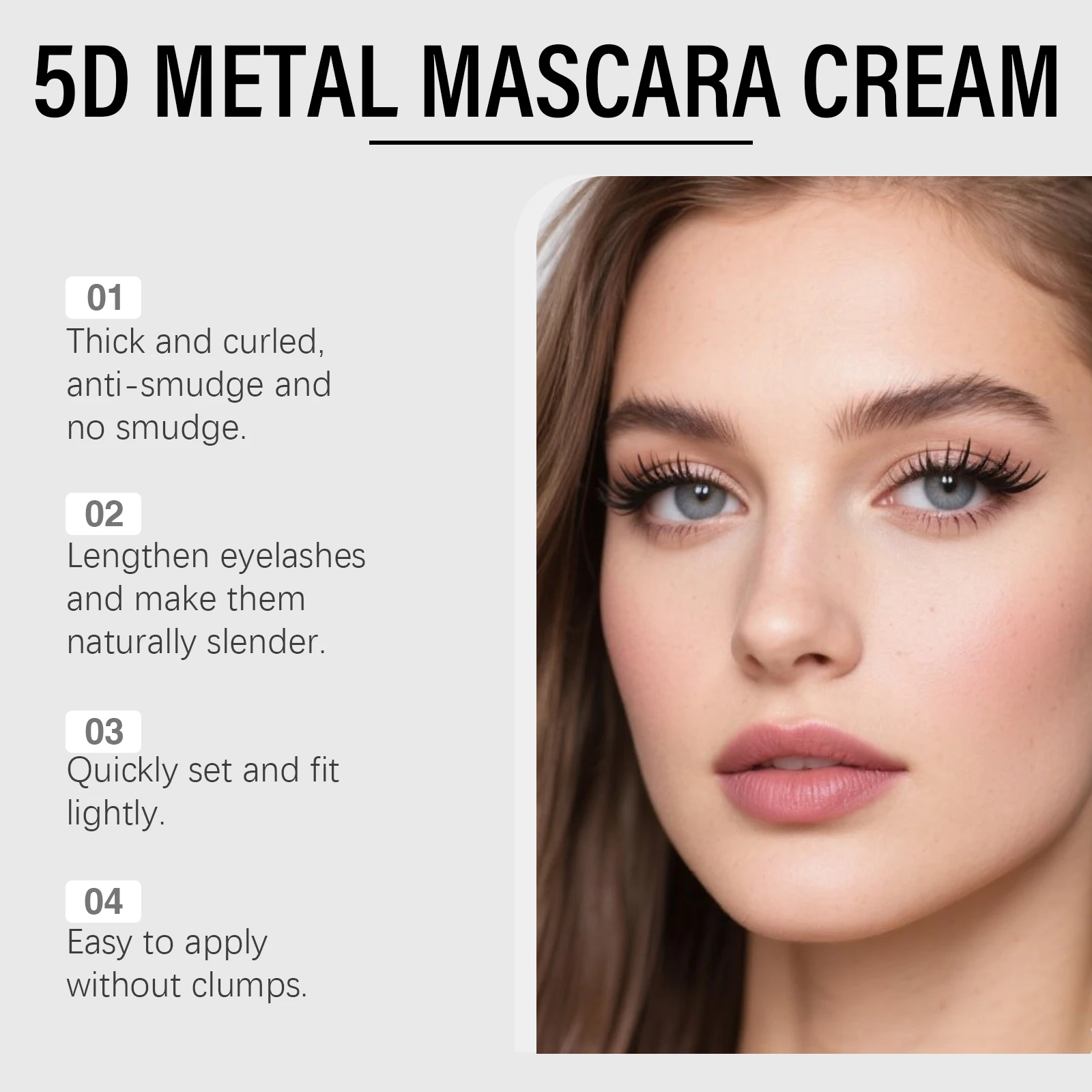 Black Mascara Volumizing Long Lasting Smudge Proof Waterproof Mascara Natural Curl Eyelash Lengthening Intense Black Eye Lash Makeup Daily Beauty Tool Cosmetic For All Day Wear