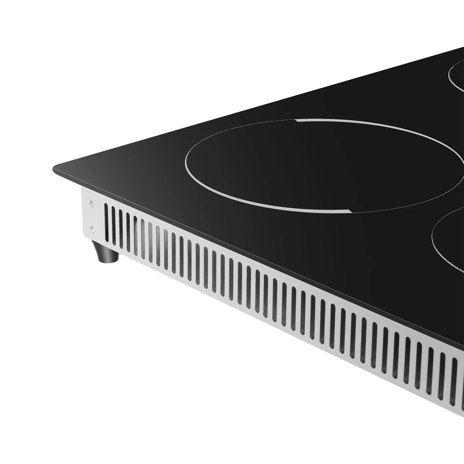 3000W 4 Burner Electric Cooktop Ceramic Hob 110V, 9 Heating Levels Sensor Touch Control, Built-in Countertop Radiant Stove with Child Safety Lock & Timer for Kitchen(No Plug), Black