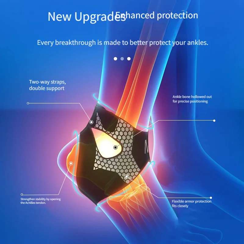 1 piece anti-sprain foot protective gear, ankle support protective gear, sprain fixed running, football, ankle protection, joint protection, ankle protection, sports protective equipment, professional protective gear