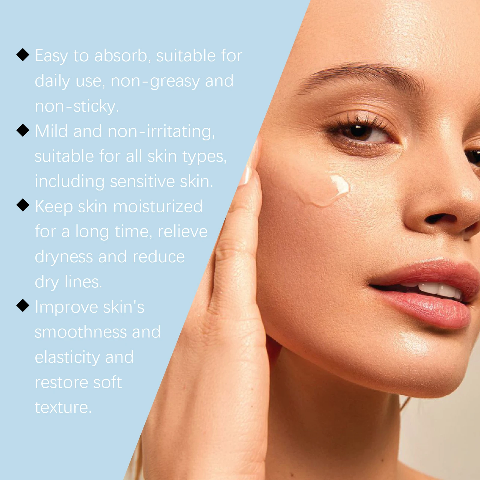 22.5ML Hyaluronic Acid Face Serum Deep Nourishing Enhance Smoothness Improve Skin Elasticity Strengthen Barrier Firming Facial Serum