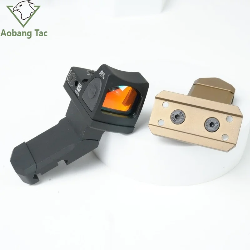 Tactical Metal RM T-1 T-2 Red Dot Sight Side Mount 45° Offset Optics Mounting Base Accessories Red Dot 45 Degree Bracket