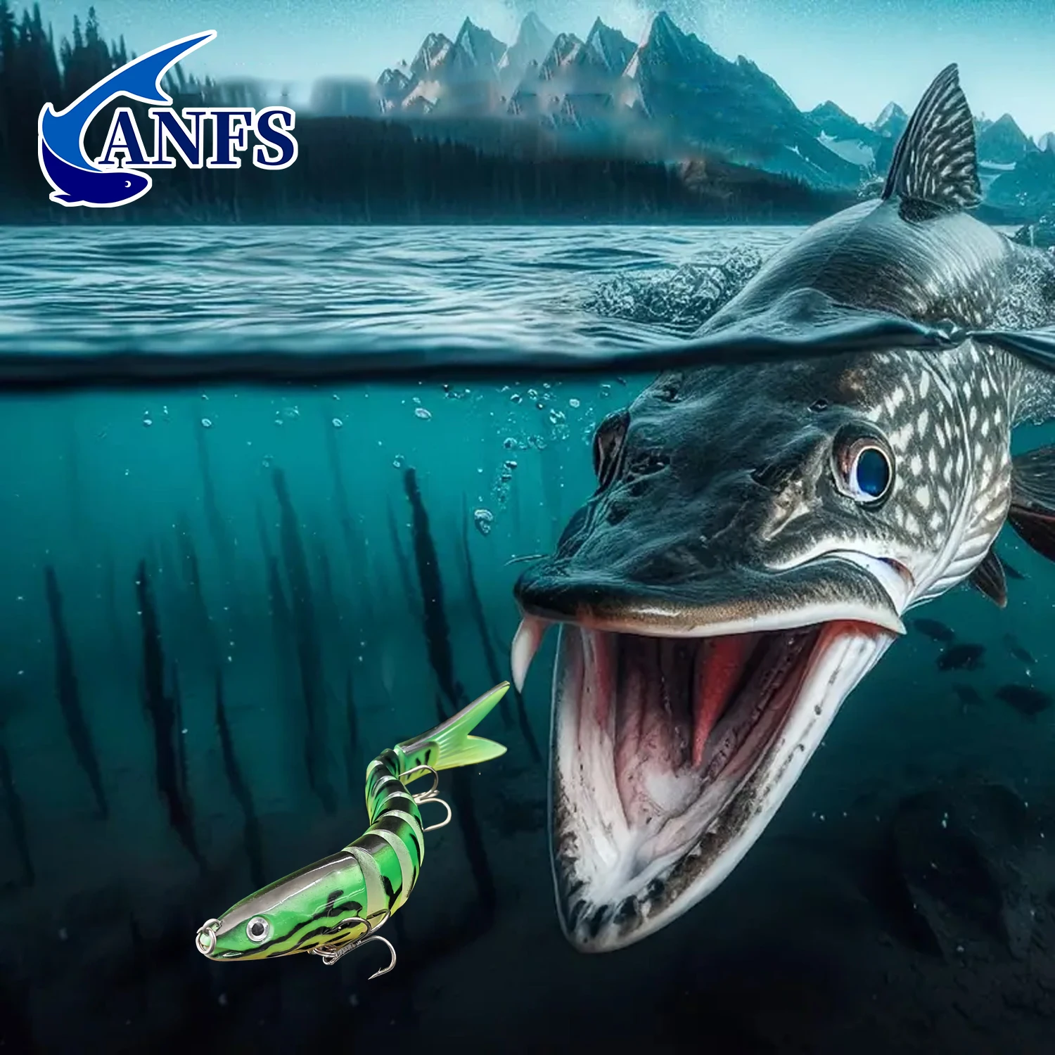 ANFS 3pcs Fishing Lure Kit-Realistic Design Swim Bait, Fishing Bait for Freshwater Saltwater Fishing, Angler Must Have