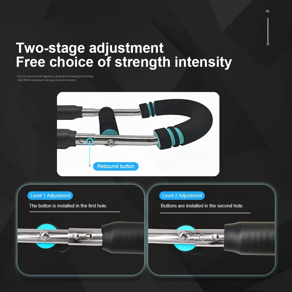 Multifunctional Adjustable Spring Arm Twister Trainer U-Shape Arm Strength Device Home Chest Shoulder Workout Fitness Equipment