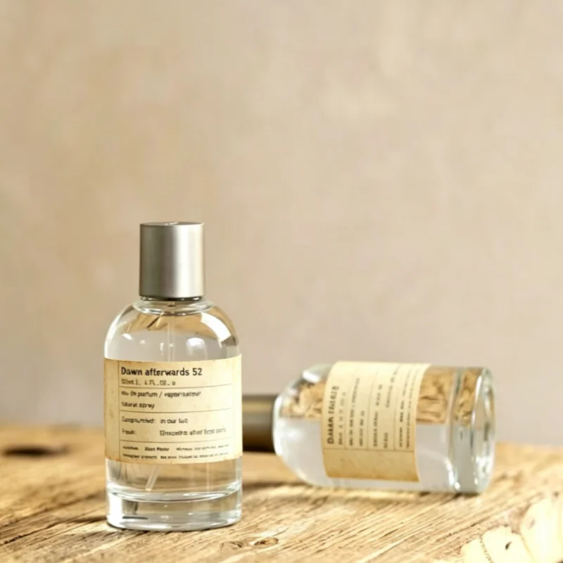 Minimalist Label Eau De Parfum 50ml for Unisex, Long-Lasting Natural Spray Luxury Sandalwood & Cedar Wood Woody Notes, Elegant Clean Scent for Daily Office Work Dating Commuting