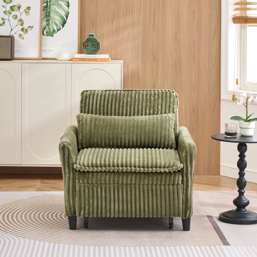 comfortable chair for Small apartment Bedroom space Balcony Small sofa bed Lazy Small sofa with a pillo Comfy Futon Couch