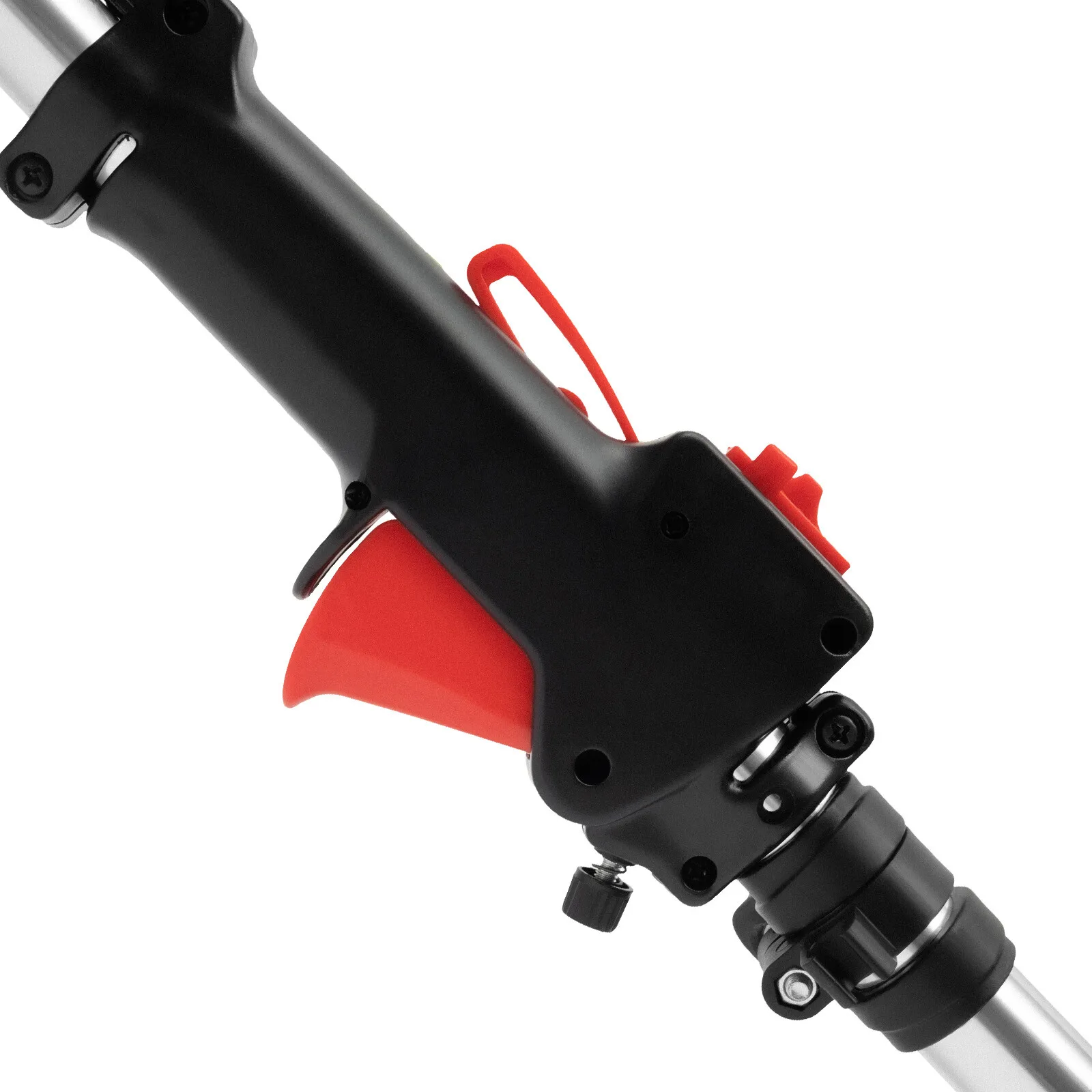 52CC 6500-8500rpm 2.3hp Multi-Purpose Handheld Sweeper Broom 2-Stroke 1-Cylinder Gas Power with Curved Baffle Quick Connector for Driveway Turf Artificial Grass Snow Clean